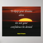 Ralph W Staples Philosophy Poster (Voorkant)