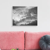 Ralph Waldo Emerson Citaat Canvas Kunst Zwart & Wi (Insitu (Woonkamer))