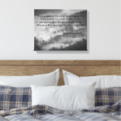 Ralph Waldo Emerson Citaat Canvas Kunst Zwart & Wi (Insitu (Slaapkamer))