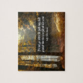 Ralph Waldo Emerson Inspirerend citaat "Trail" Legpuzzel (Verticaal)