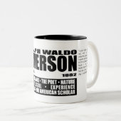 Ralph Waldo Emerson Mok1 Tweekleurige Koffiemok (Voorkant rechts)