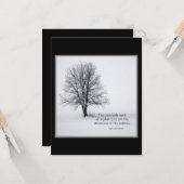 Ralph Waldo Emerson Quote - Wenskaart Kaart (Voorkant / Achterkant in situ)