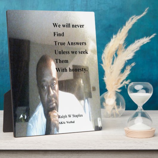 Ralph Wisden Staples Fotoplaat (Zijkant)