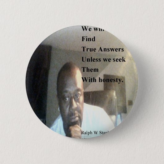 Ralph Wisden Staples Ronde Button 5,7 Cm (Voorkant)