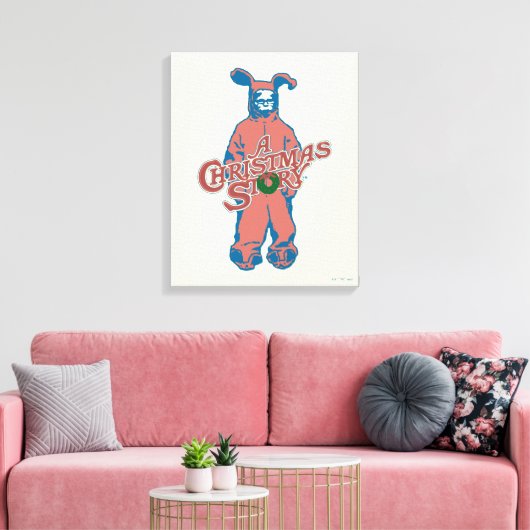 Ralphie | Pink Nightmare Canvas Afdruk (Insitu (Woonkamer))