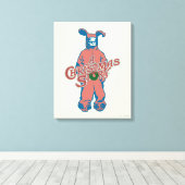 Ralphie | Pink Nightmare Canvas Afdruk (Insitu (Houten vloer))