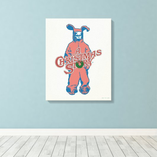 Ralphie | Pink Nightmare Canvas Afdruk (Insitu (Houten vloer))