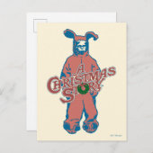 Ralphie | Pink Nightmare Feestdagenkaart (Voorkant / Achterkant)