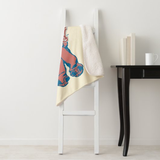 Ralphie | Pink Nightmare Sherpa Deken (In situ)