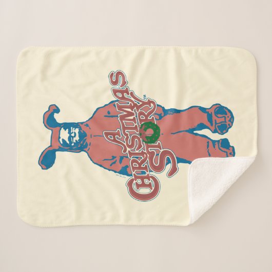 Ralphie | Pink Nightmare Sherpa Deken (Voorkant (horizontaal))