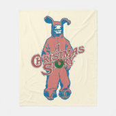 Ralphie | Roze Nightmare Fleece Deken (Voorkant)