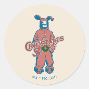 Ralphie   Roze Nightmare Ronde Sticker