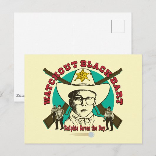 Ralphie Saves the Day Briefkaart (Voorkant / Achterkant)