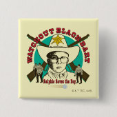 Ralphie Saves the Day Vierkante Button 5,1 Cm (Voorkant)