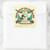 Ralphie Saves the Day Vierkante Sticker (Tas)