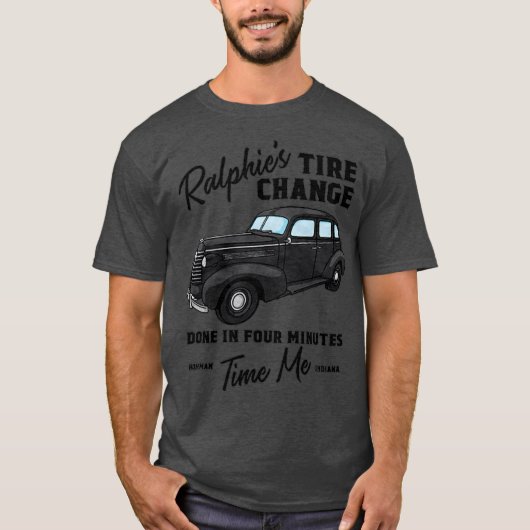 Ralphie's Tyre Change Grappig T-shirt (Voorkant)