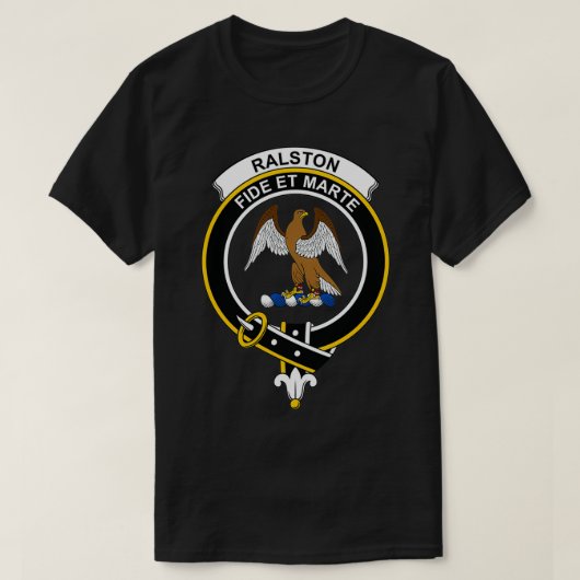 Ralston Crest Tartan Clan Scottish Clan T-shirt (Design voorkant)