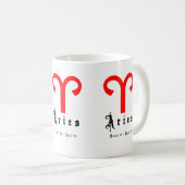 Ram, 21 maart - 19 april koffiemok (Voorkant rechts)