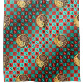 Ram & Aarde Hond Douchegordijn (Voorkant)