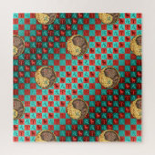 Ram & Aarde Hond Legpuzzel (Verticaal)