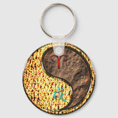 Ram & Aarde Hond Sleutelhanger (Voorkant)