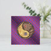 Ram & Aarde Os Kaart (Staand voorkant)