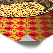 Ram & Aarde Paard Poster (Hoek)