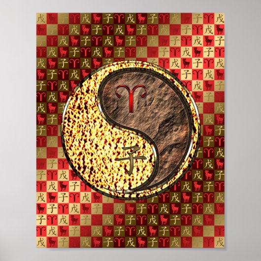 Ram & Aarde Rat Poster (Voorkant)