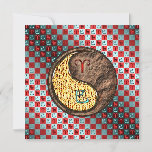 Ram & Aarde Slang Kaart (Voorkant)