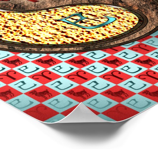 Ram & Aarde Slang Poster (Hoek)