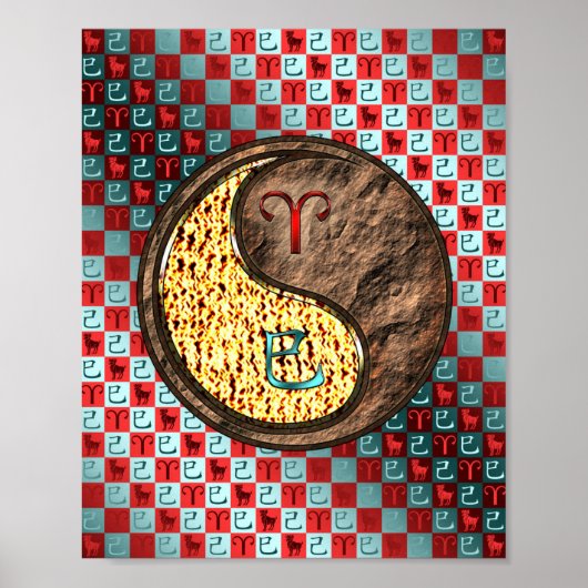 Ram & Aarde Slang Poster (Voorkant)