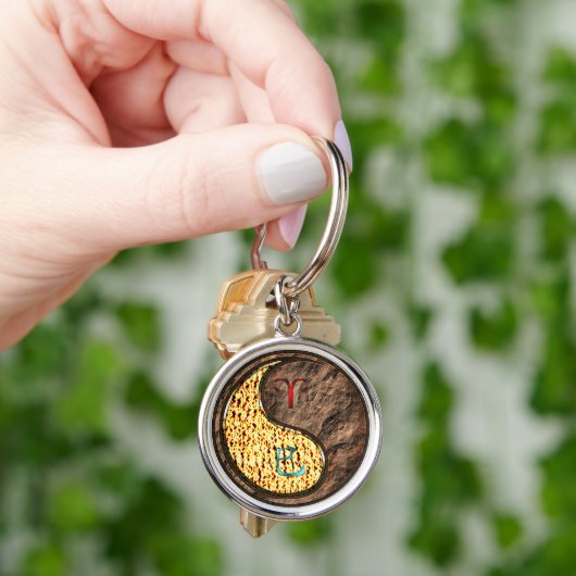 Ram & Aarde Slang Sleutelhanger (Hand)