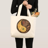 Ram & aardgeit grote tote bag (Voorkant (product))