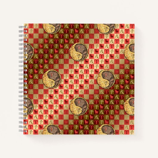 Ram & Aardrat Spiraal Notebook Notitieboek (Voorkant)