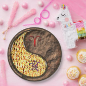 Ram & Aardzwijn Papieren Bordje (Feest)