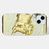 Ram Aries, Antieke Sterrenbeelden, Urania's Spiege Case-Mate iPhone Case (Achterkant (horizontaal))