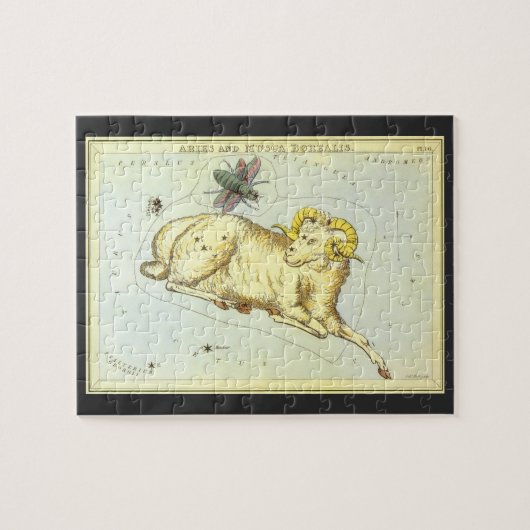 Ram Aries, Antieke Sterrenbeelden, Urania's Spiege Legpuzzel (Horizontaal)
