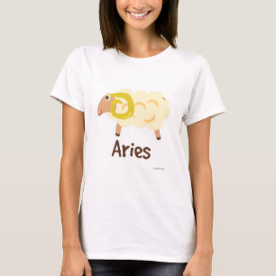 Ram Aries Cute Cartoon Sterrenbeeld Symbool T-shirt
