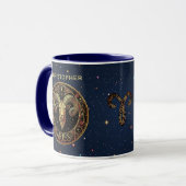 Ram Aries Dierenriem Symbool Mok (Voorkant links)