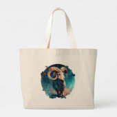 Ram Aries Grote Tote Bag (Achterkant)
