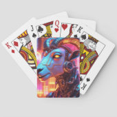 Ram Aries in april Pokerkaarten (Achterkant)