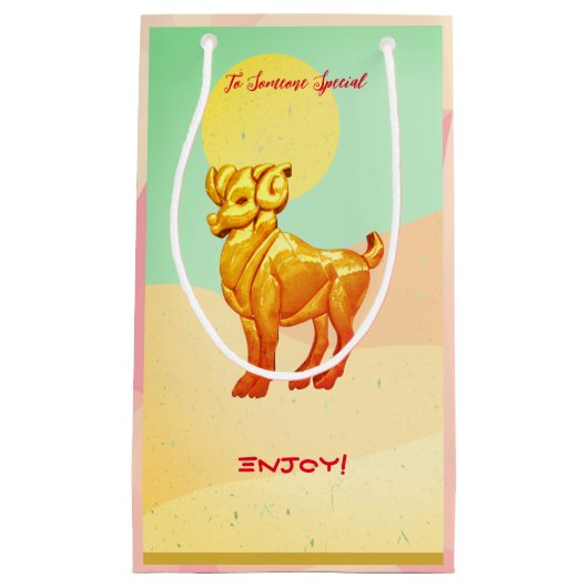 Ram Aries Klein Cadeauzakje (Voorkant)