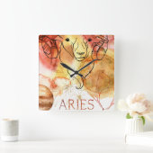 Ram Aries sterrenbeeld astrologie verjaardag goud  Vierkante Klok (Huis)