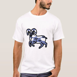 Ram Aries T-shirt met sterrenbeeld – Sterke Aries-