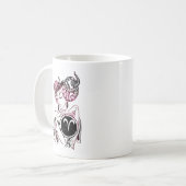 Ram Art Deco Dame Koffiemok (Voorkant links)