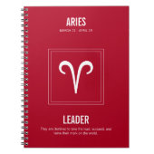 Ram Astrologie teken Notitieboek (Voorkant)