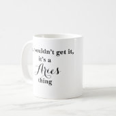 Ram Astrologie Zodiac Funny Mug Koffiemok (Voorkant links)
