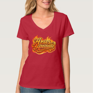 Ram Attitude Retro Vlam Zodiac T-Shirt   Dapper F