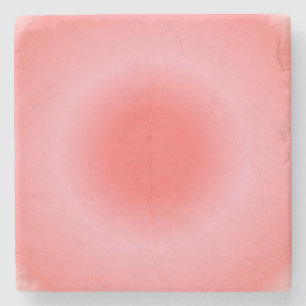 Ram Aura Gradient Zodiac, rood roze gradiënt Stenen Onderzetter
