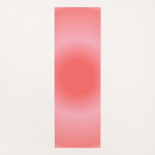 Ram Aura Gradient Zodiac, rood roze gradiënt Yogamat (Voorkant)